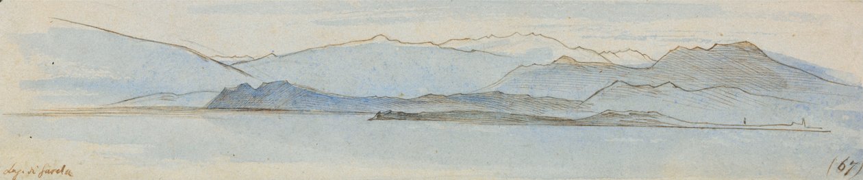 Jezioro Garda autorstwa Edward Lear
