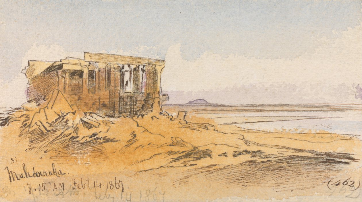 Maharraka, 7-15 rano, 14 lutego 1867 (462) autorstwa Edward Lear