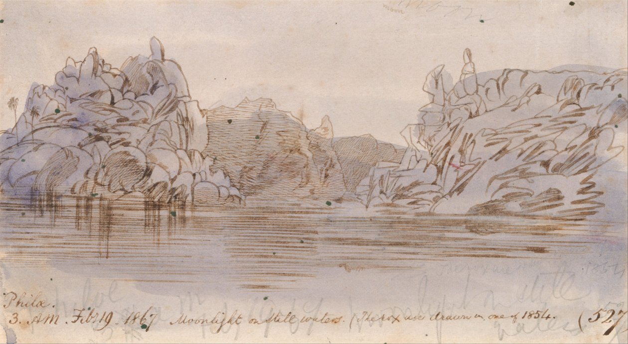 Philae autorstwa Edward Lear