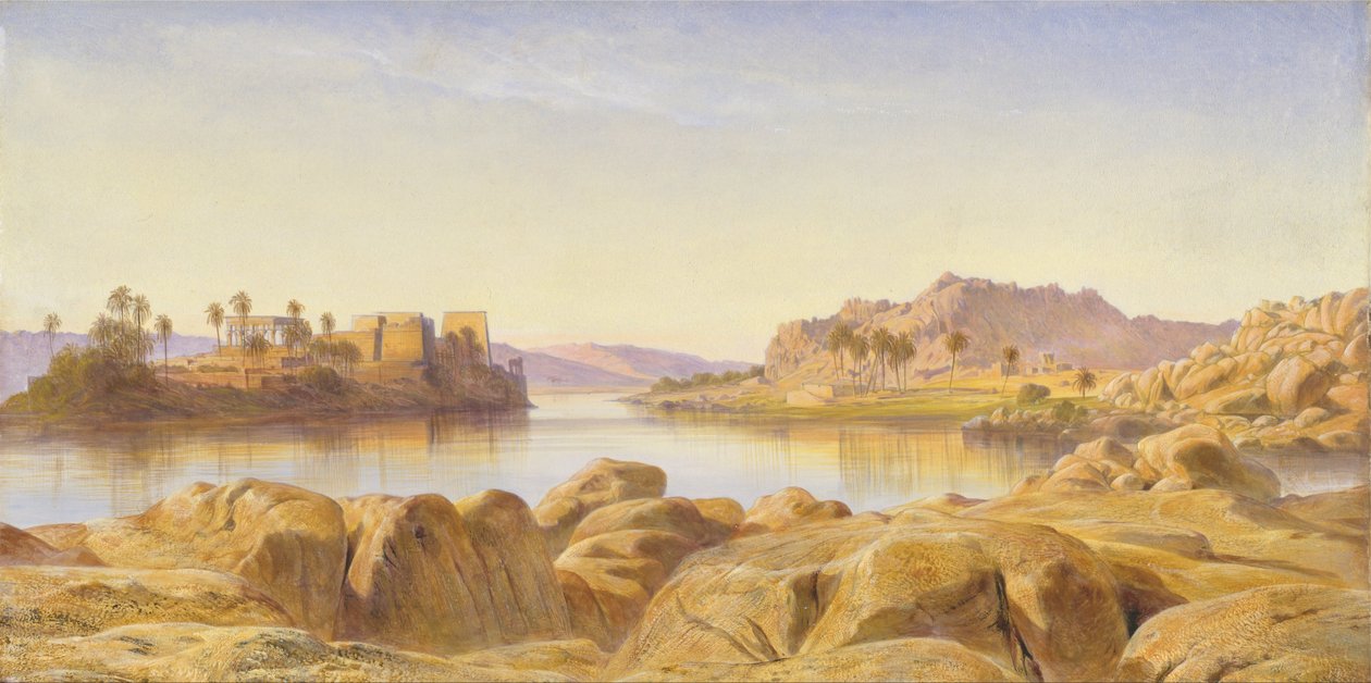 File, Egipt autorstwa Edward Lear