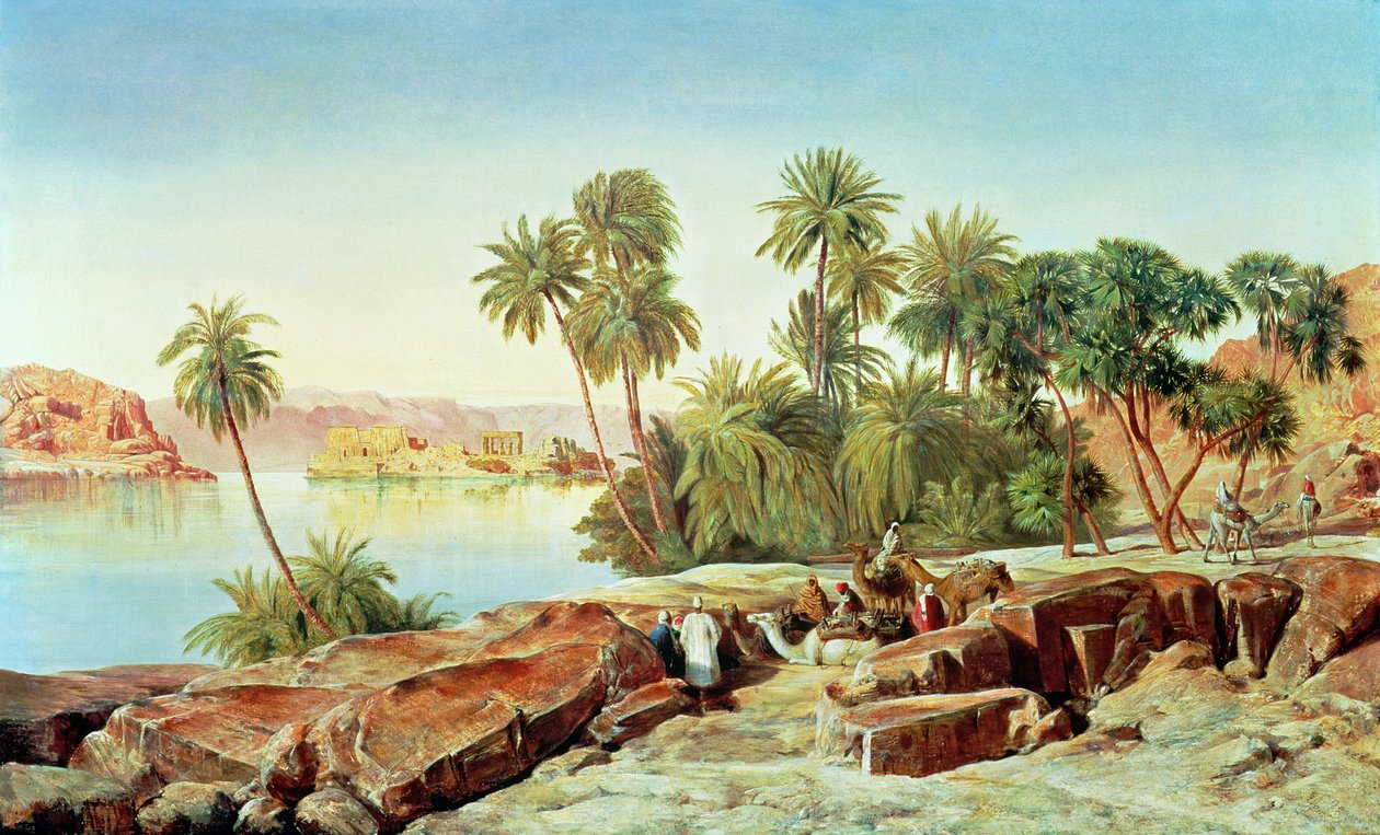 Philae nad Nilem autorstwa Edward Lear