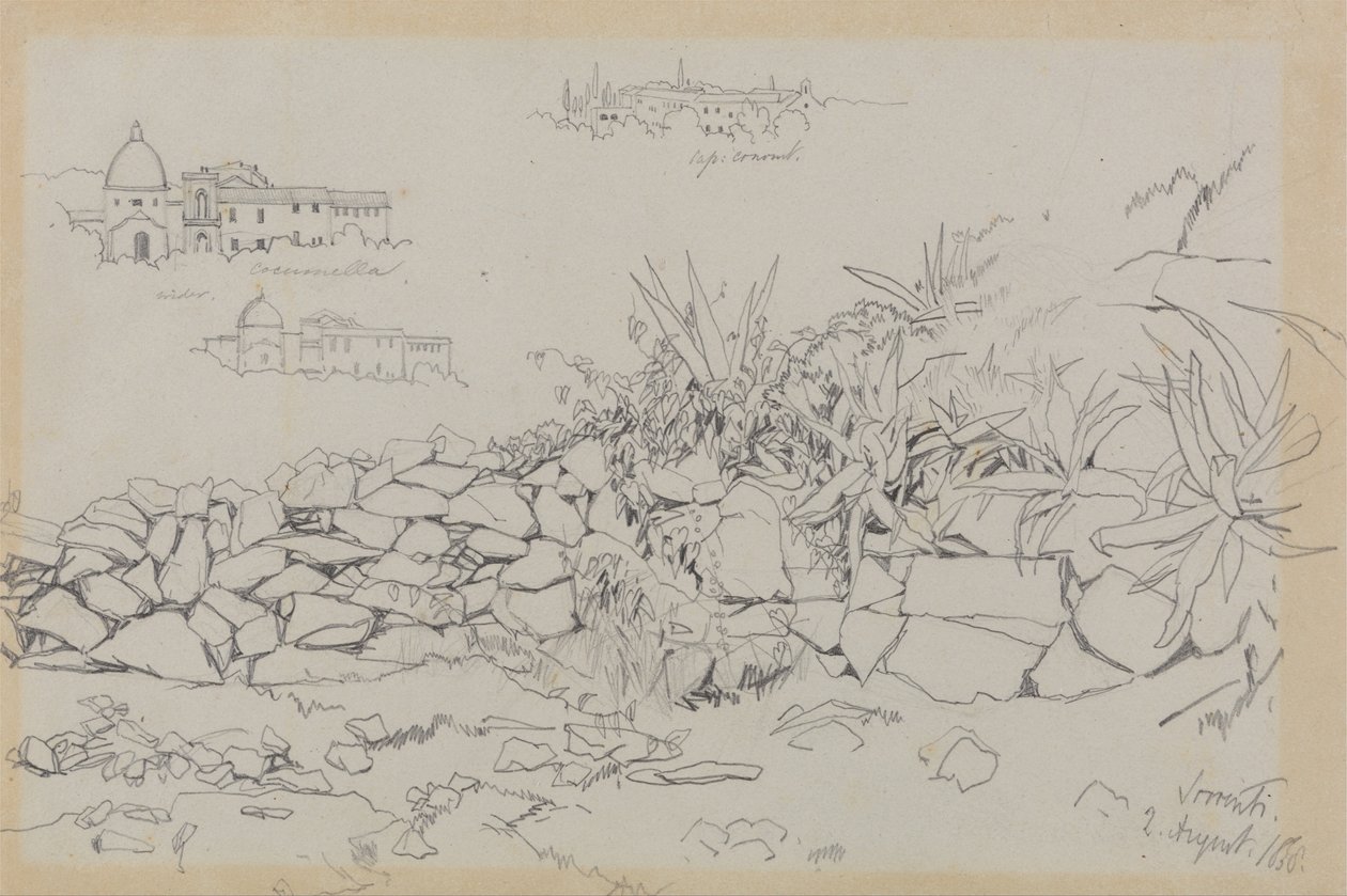 Sorrento, 2 sierpnia 1838 autorstwa Edward Lear