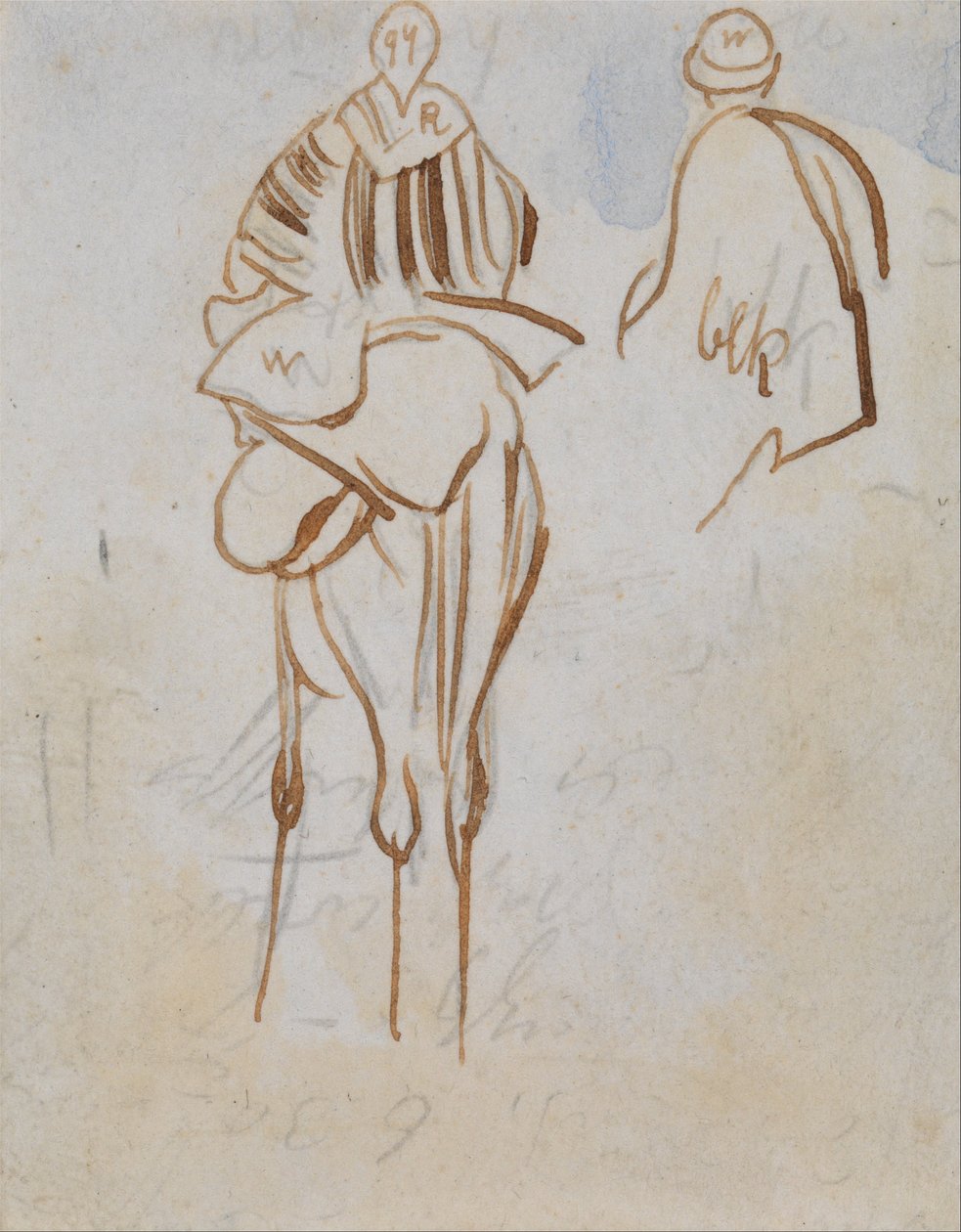 Studium Egipcjanina na wielbłądzie autorstwa Edward Lear