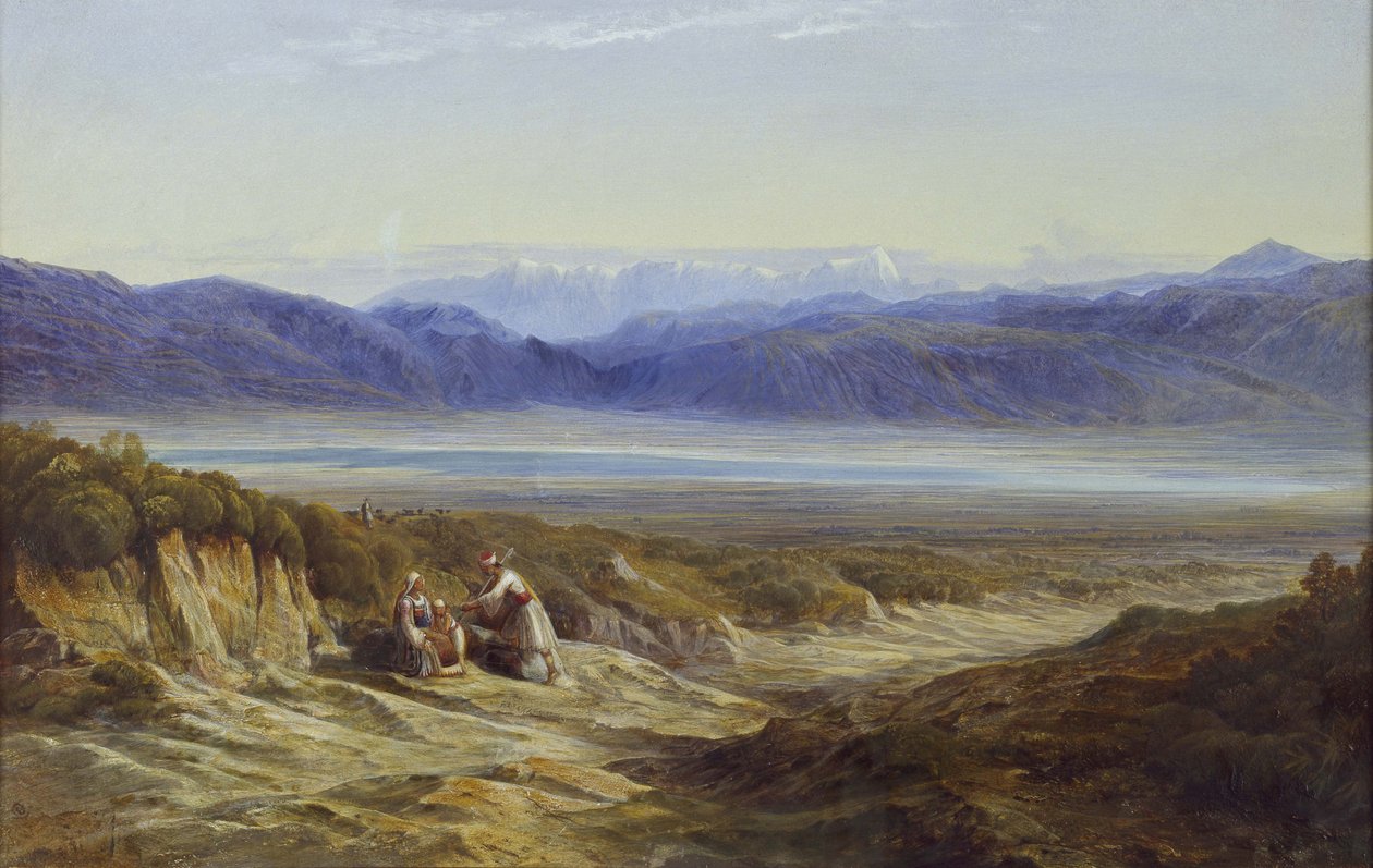 Termopile, 1872 r. autorstwa Edward Lear
