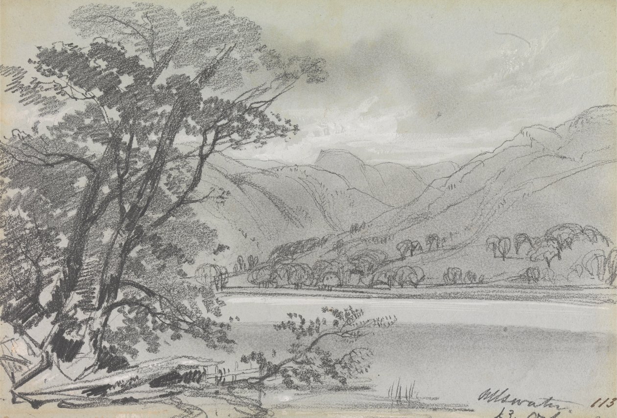 Ullswater autorstwa Edward Lear