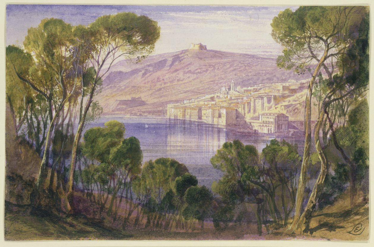 Villefranche autorstwa Edward Lear