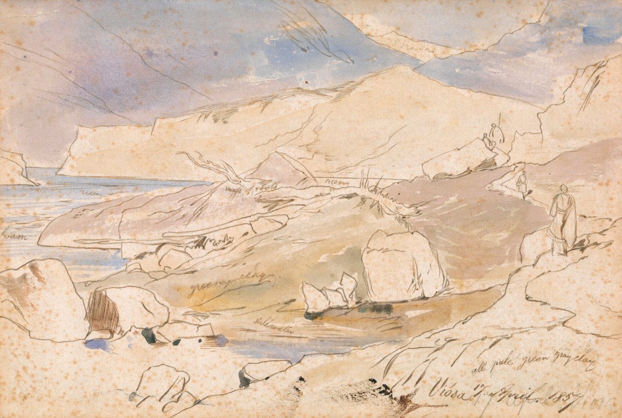 Vjosa autorstwa Edward Lear
