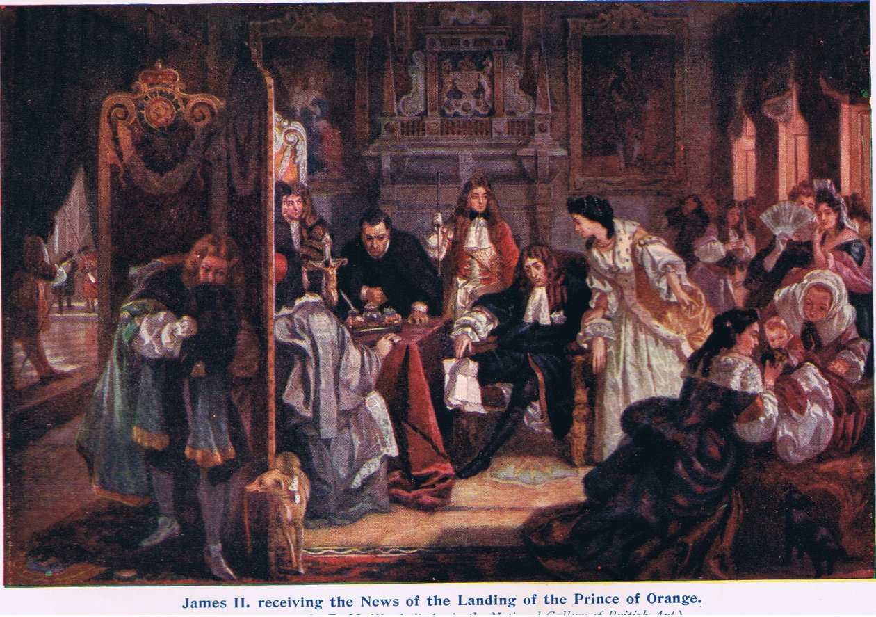 Wiadomość o lądowaniu Księcia Orange autorstwa Edward Matthew Ward