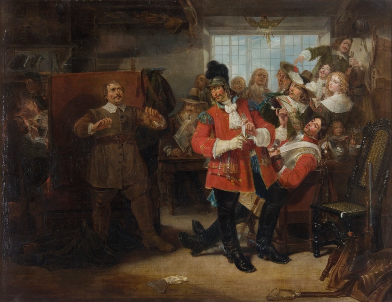 Sierżant Bothwell rzuca wyzwanie Balfour autorstwa Edward Matthew Ward
