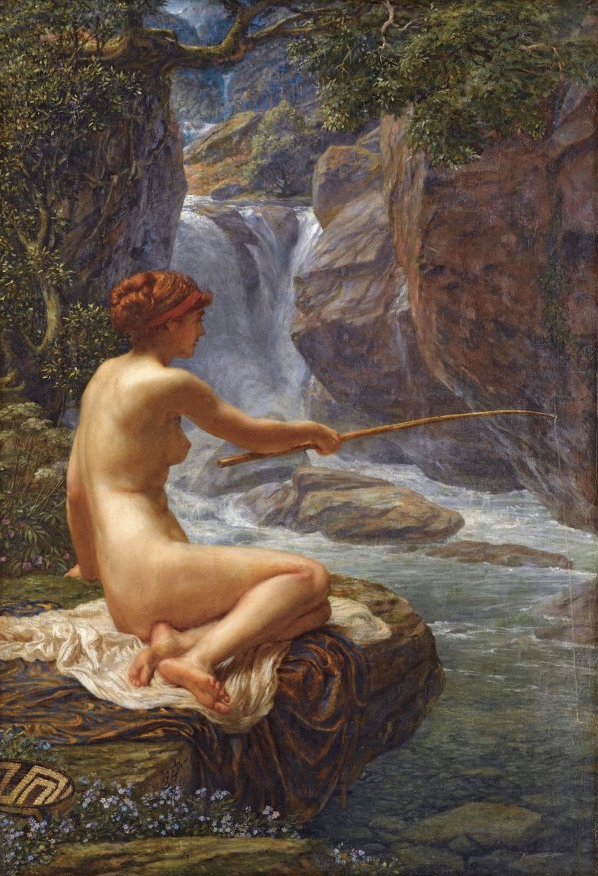 Nimfa strumykowa autorstwa Edward John Poynter