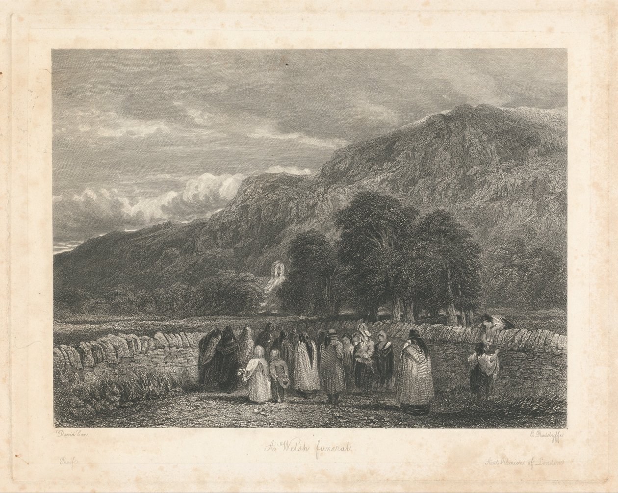 Walijski pogrzeb autorstwa Edward Radclyffe