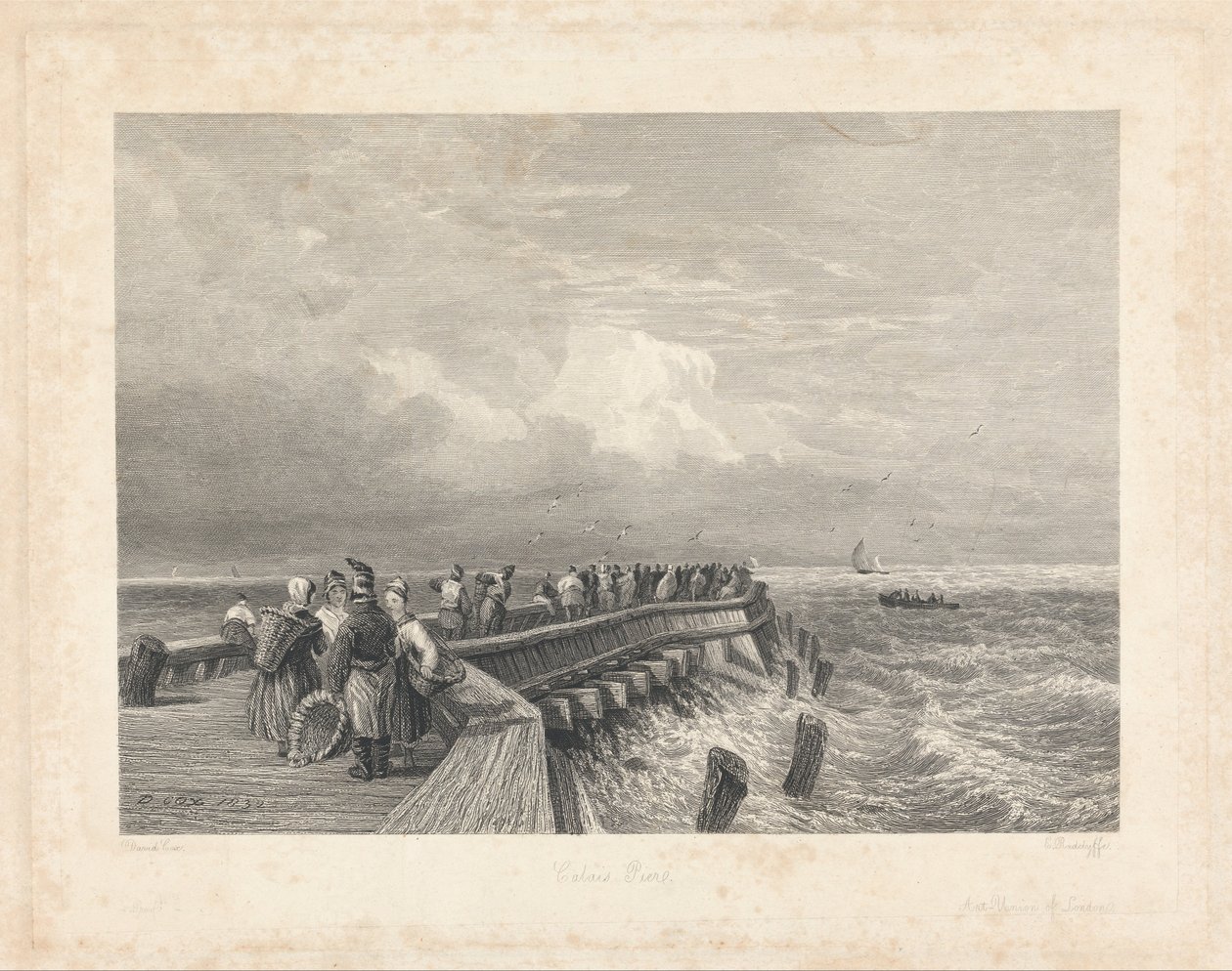 Molo w Calais autorstwa Edward Radclyffe