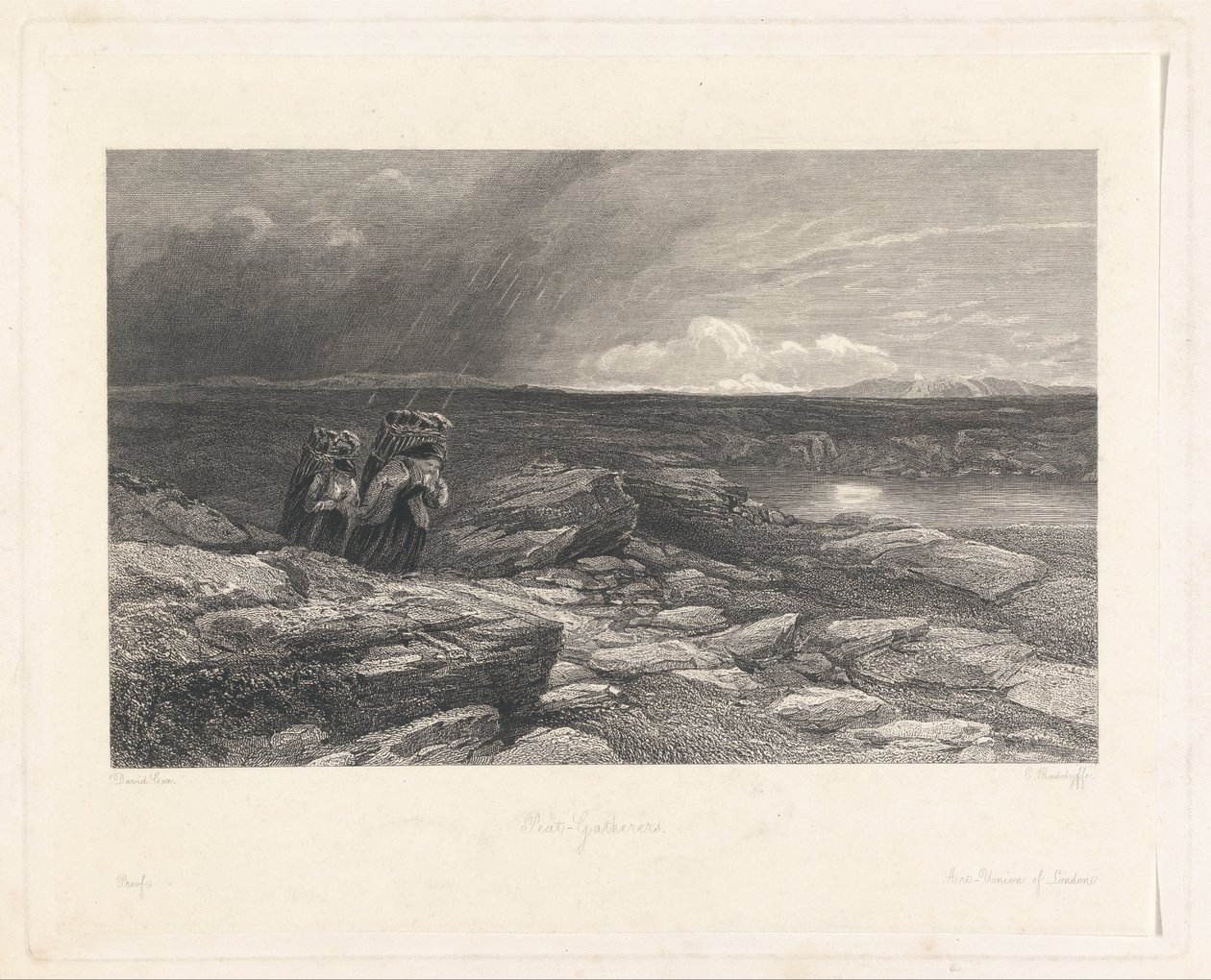 Zbieracze torfu autorstwa Edward Radclyffe