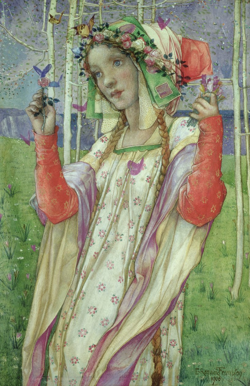 Kraina Wróżek, 1906 autorstwa Edward Reginald Frampton