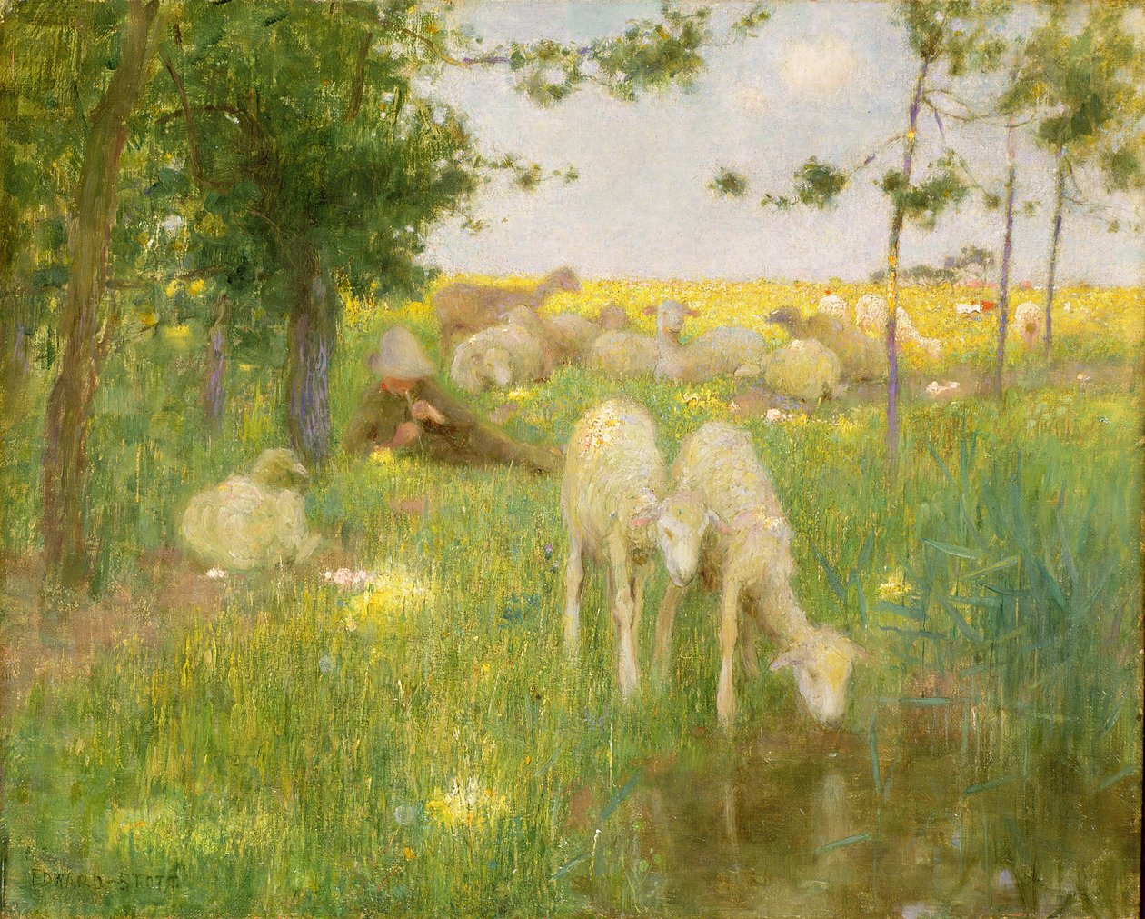 Wiosna autorstwa William Edward Stott