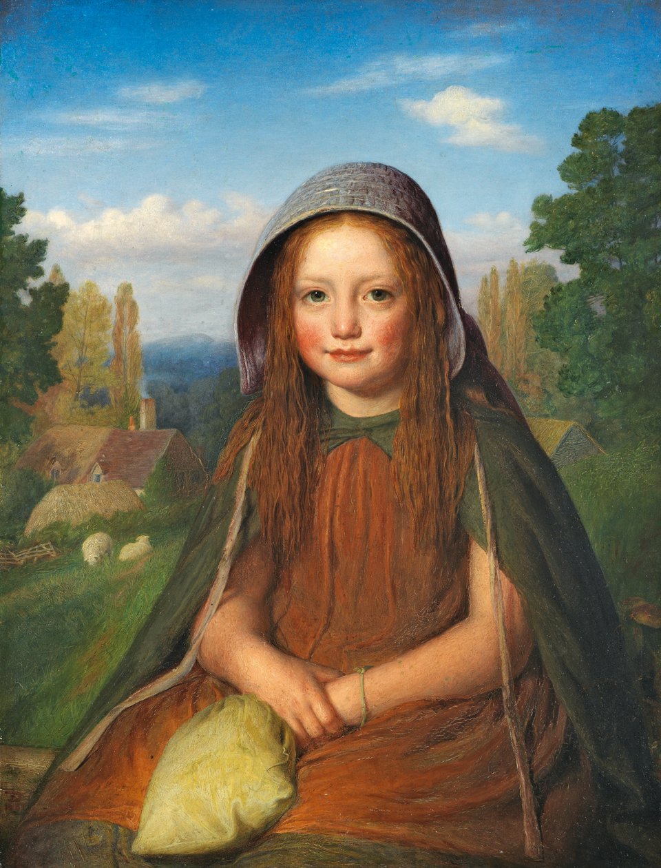 Dziewczyna, 1861 autorstwa Edward Thompson Davis
