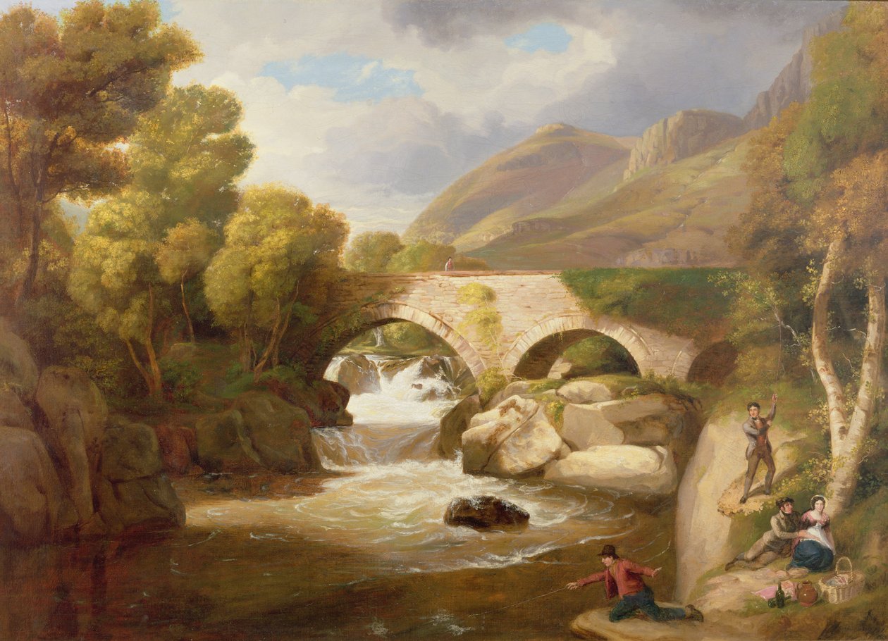 Impreza wędkarska autorstwa Edward Villiers Rippingille