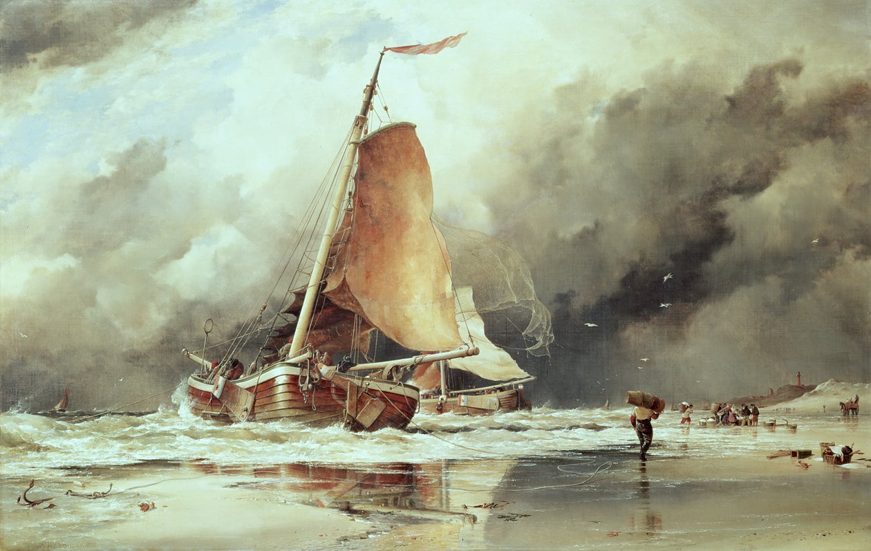 Pejzaż morski autorstwa Edward William Cooke