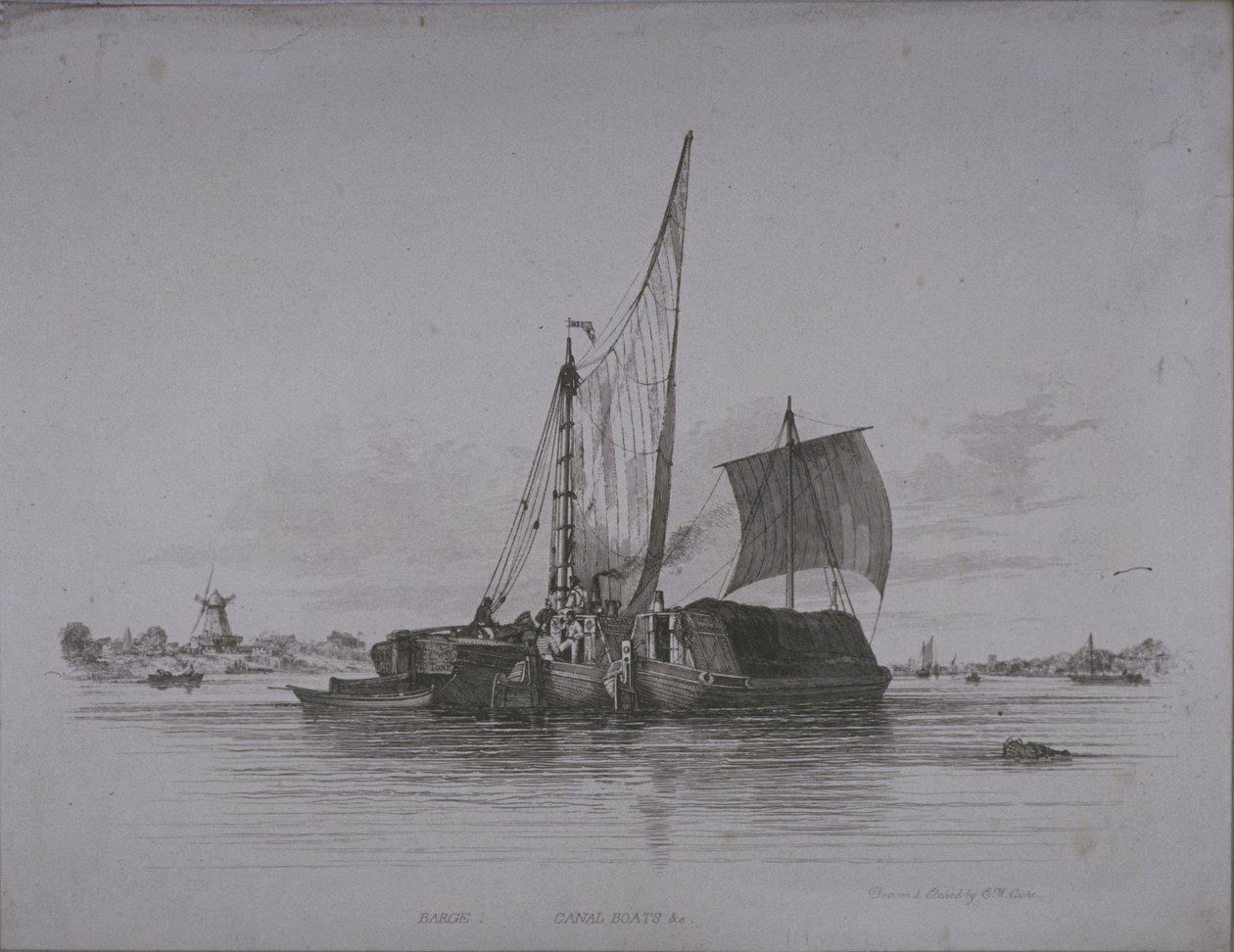 Widoki Tamizy, 1829 r. autorstwa Edward William Cooke