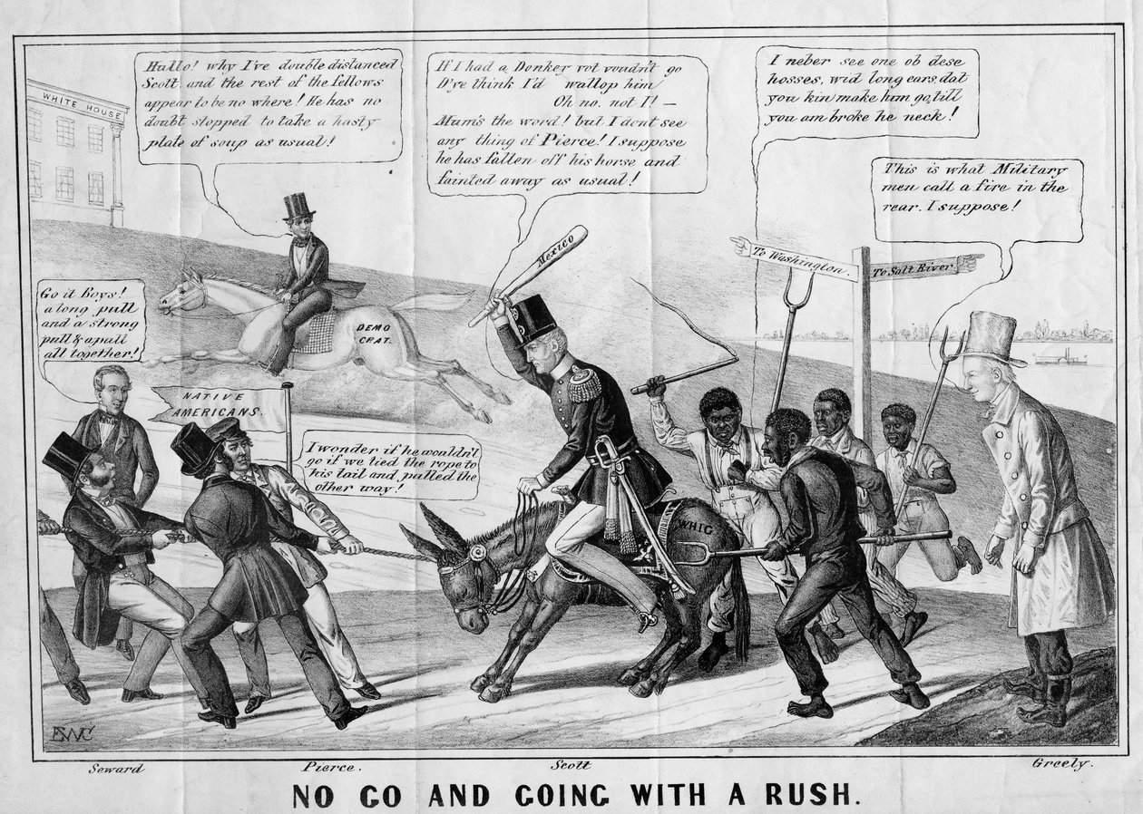 Nie idź w pośpiechu, opublikowane przez J Childs, New York, c.1852 autorstwa Edward Williams Clay