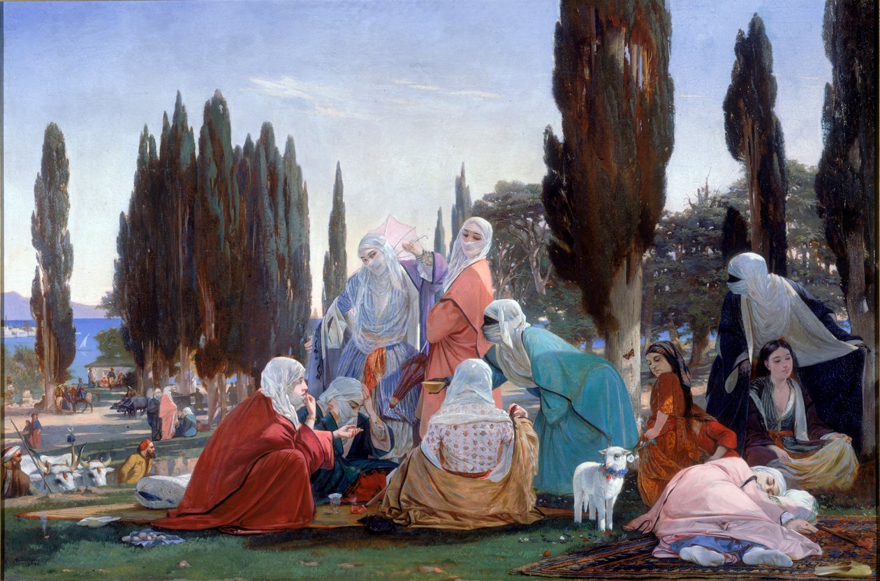 Pamiątka Scutari, 1857 autorstwa Edward A. Armitage