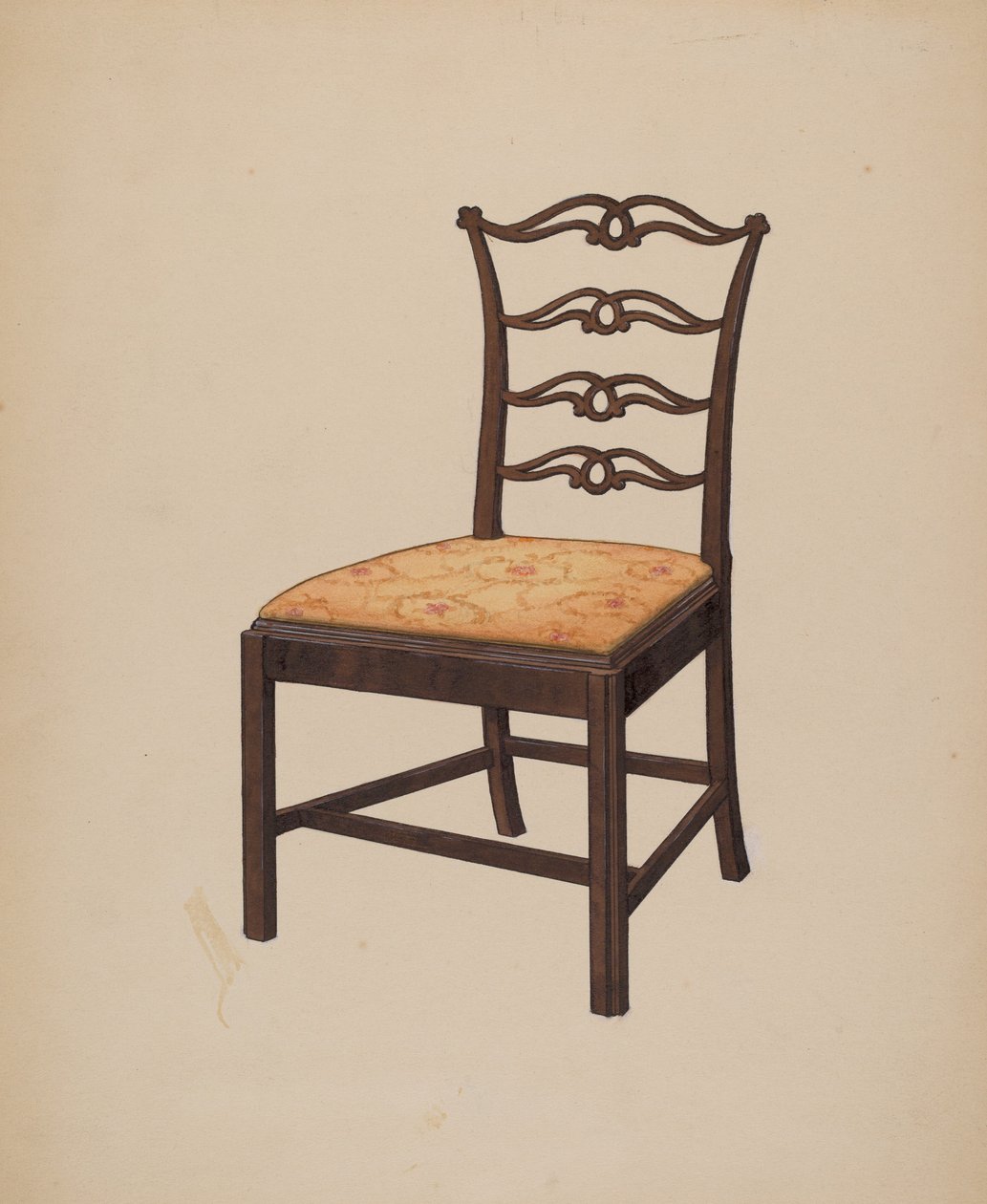 Krzesło Chippendale autorstwa Edward A. Darby