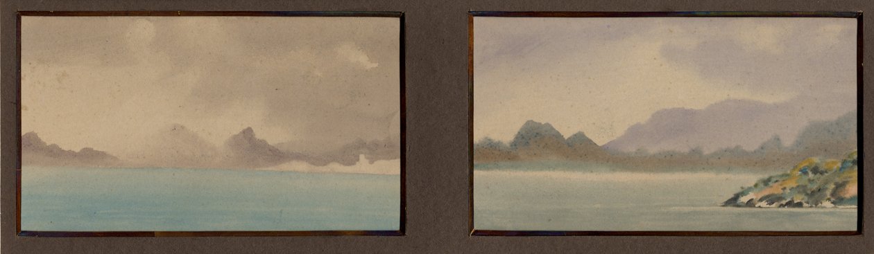 Akwarele z Norweskiego Notatnika, 1898-99 (wc na papierze) autorstwa Edward Adrian Wilson