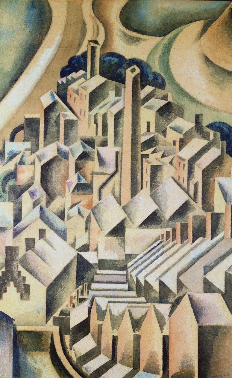 Studnia Fortuny, Portland autorstwa Edward Alexander Wadsworth