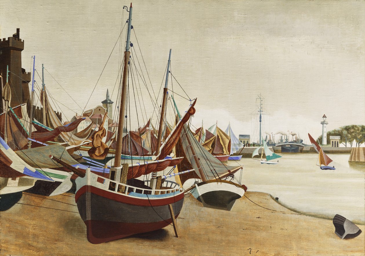 La Rochelle autorstwa Edward Alexander Wadsworth