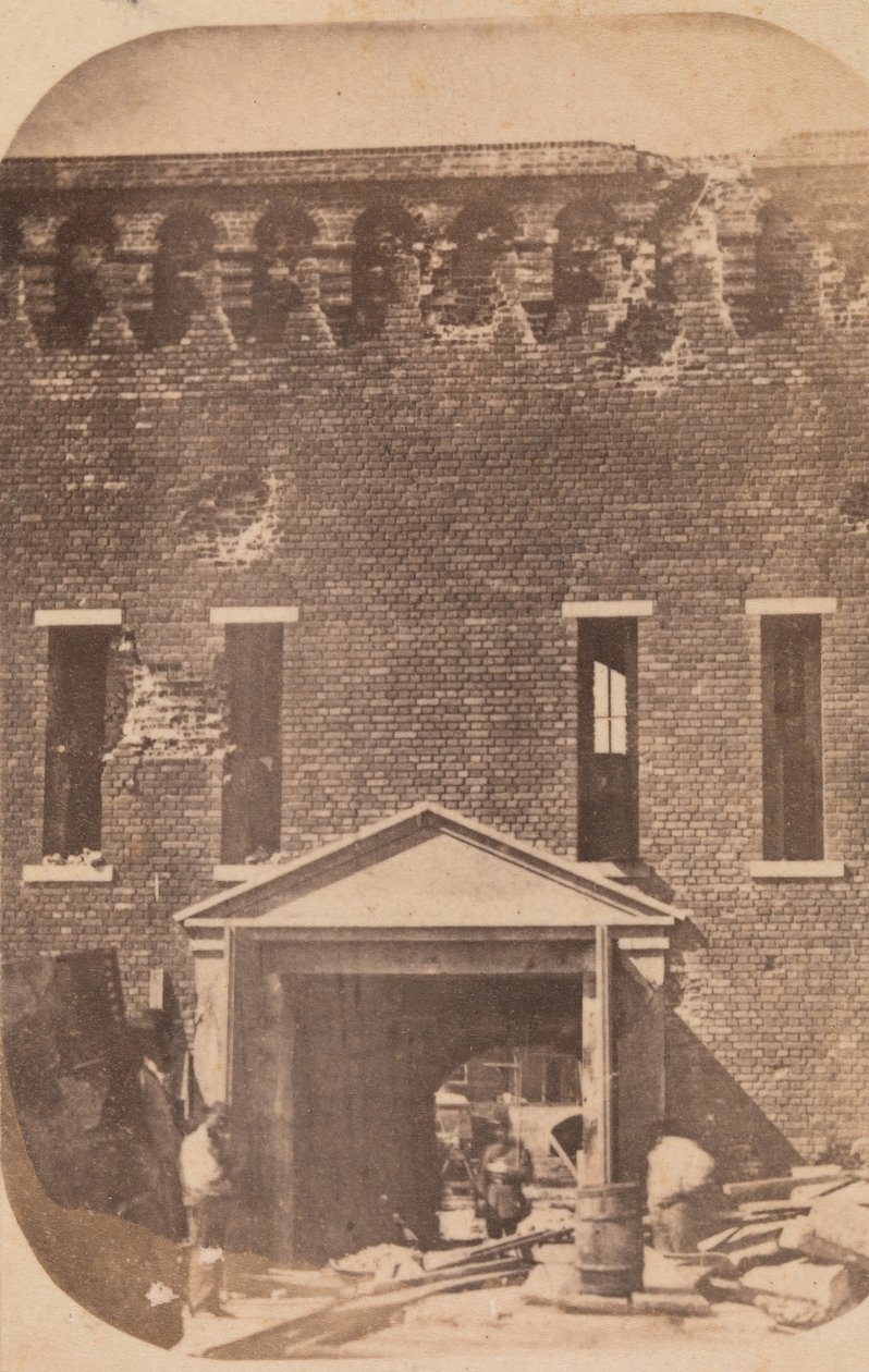Ewakuacja Fortu Sumter, kwiecień 1861. autorstwa Edward Anthony