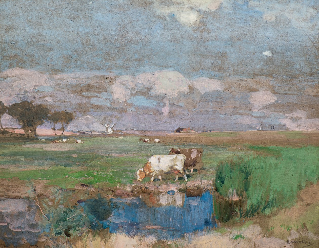 Pastwiska Suffolk autorstwa Edward Arthur Walton