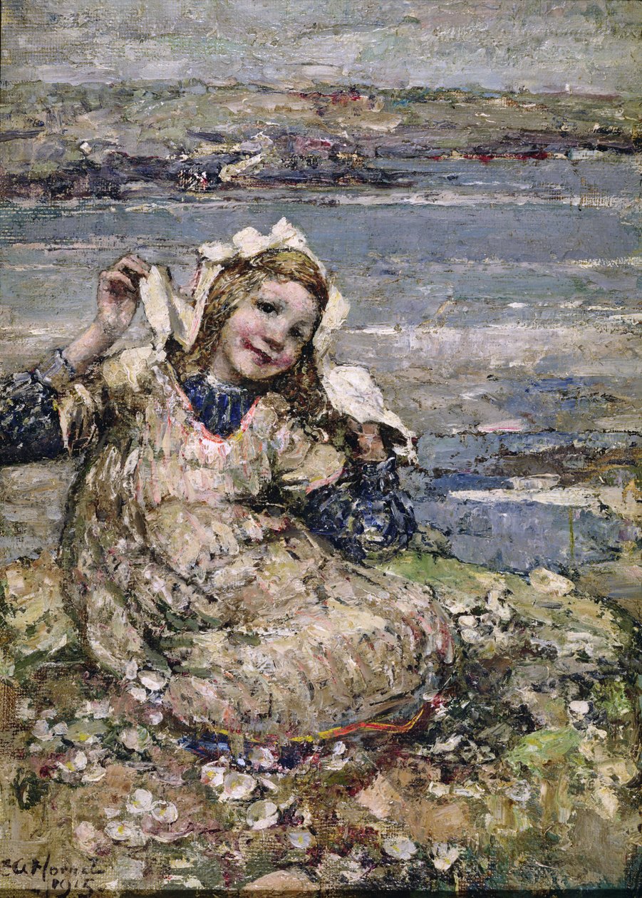 Nad morzem (olej na płótnie) autorstwa Edward Atkinson Hornel
