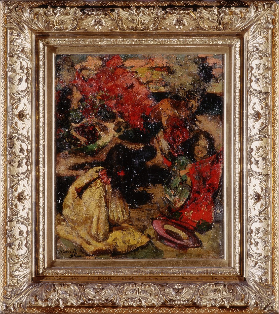 Chwile wypoczynku (olej na płótnie) autorstwa Edward Atkinson Hornel