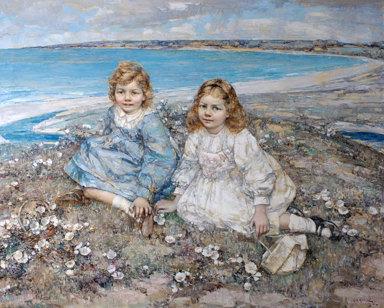 Córki Bertrama F. Robertsa autorstwa Edward Atkinson Hornel