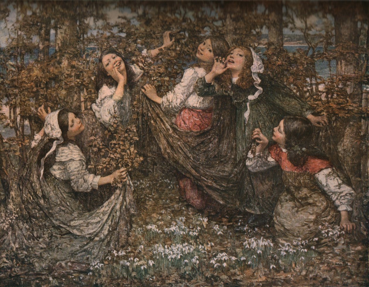 Przebudzenie Ziemi, 1909, c1930. autorstwa Edward Atkinson Hornel