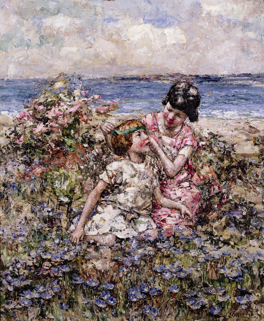 Królowa Maja (olej na płótnie) autorstwa Edward Atkinson Hornel