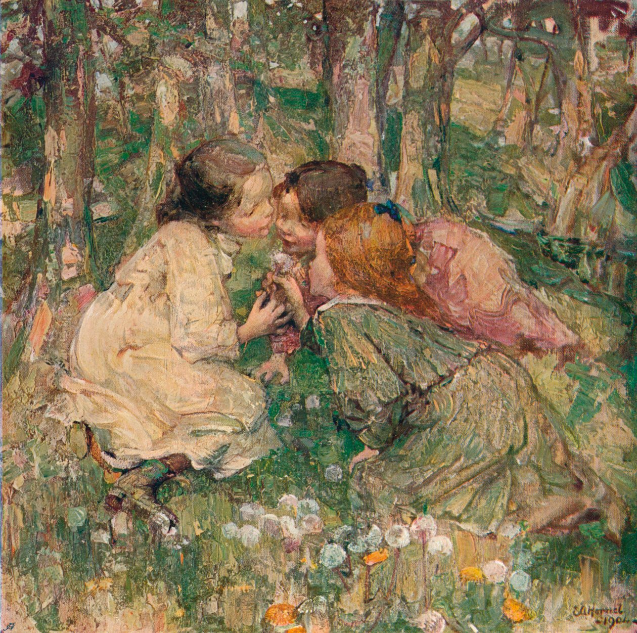 Co to jest godzina, c1904? autorstwa Edward Atkinson Hornel