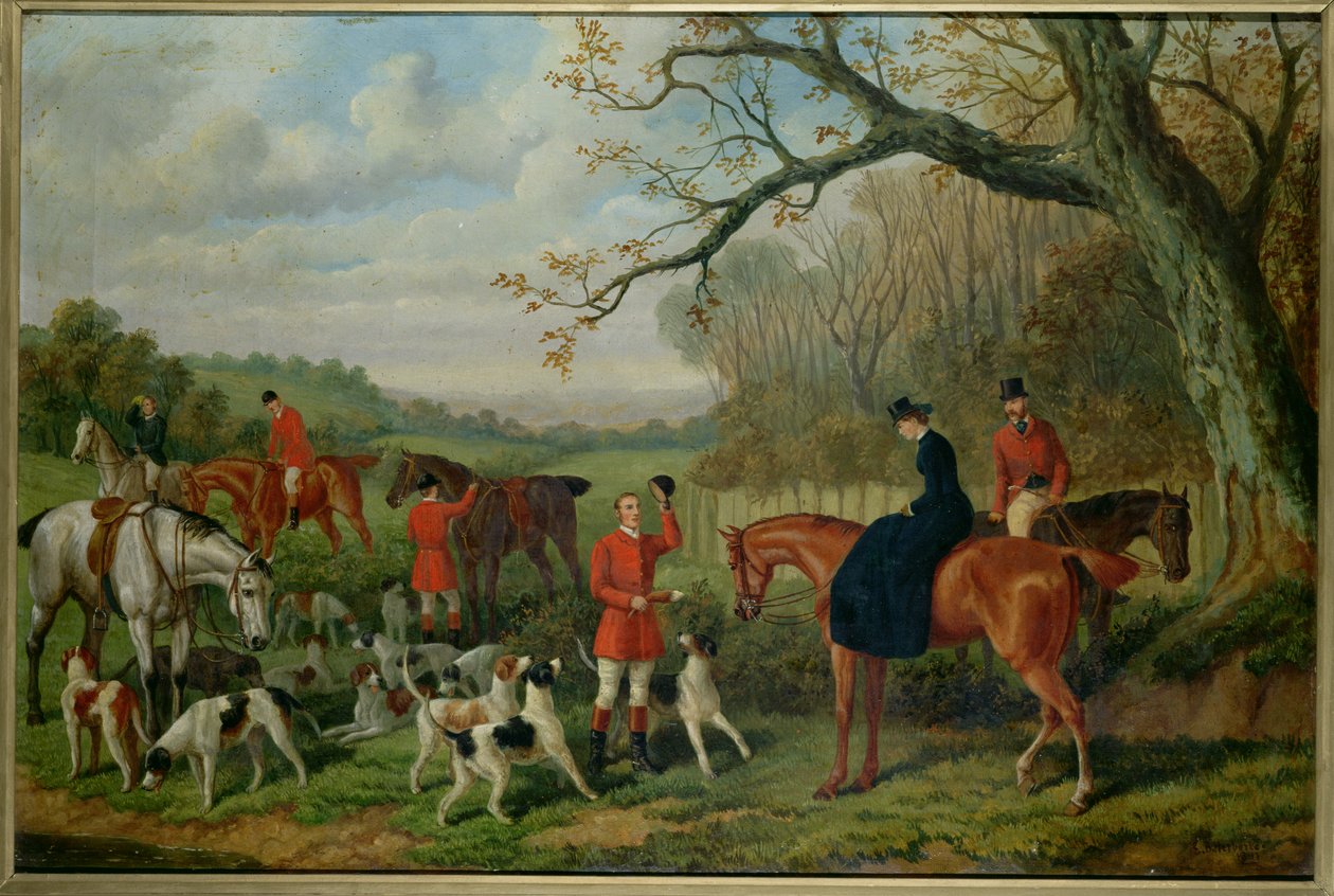 Spotkanie, 1881 autorstwa Edward Benjamin Herberte