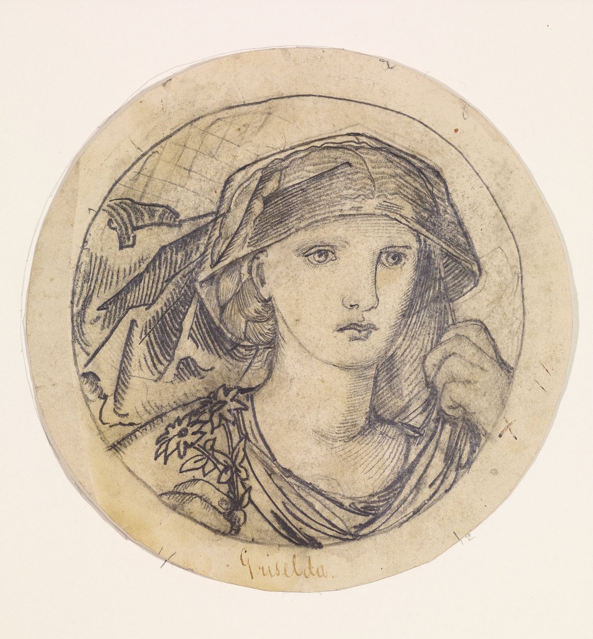 "Legenda o dobrych kobietach" Chaucera - Griselda autorstwa Edward Burne-Jones