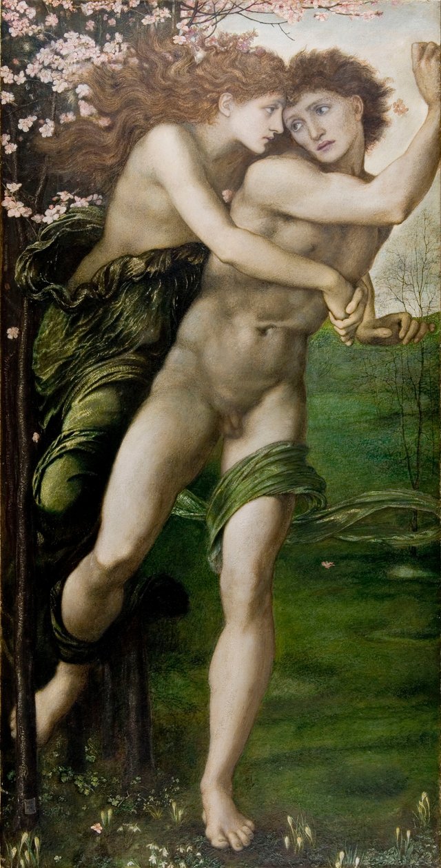Phyllis i Demophoon autorstwa Edward Burne-Jones