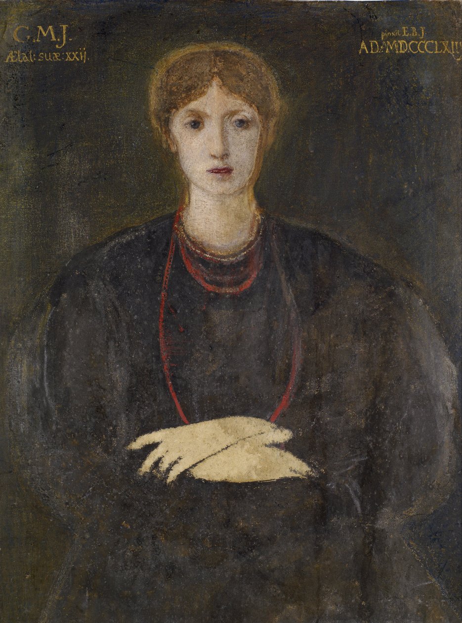 Portret Georgiany Burne-Jones (1840-1920) autorstwa Edward Burne-Jones