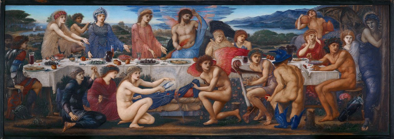 Święto Peleusa autorstwa Edward Burne-Jones