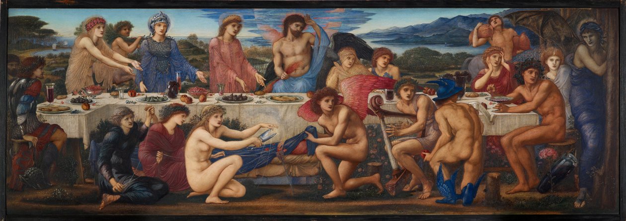 Święto Peleusa autorstwa Edward Burne-Jones