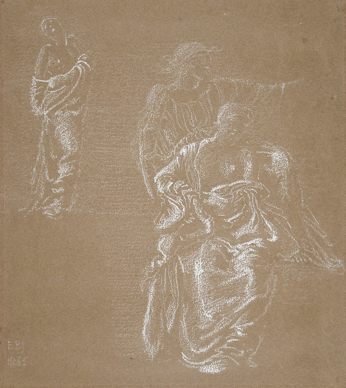 Trzy postacie autorstwa Edward Burne-Jones
