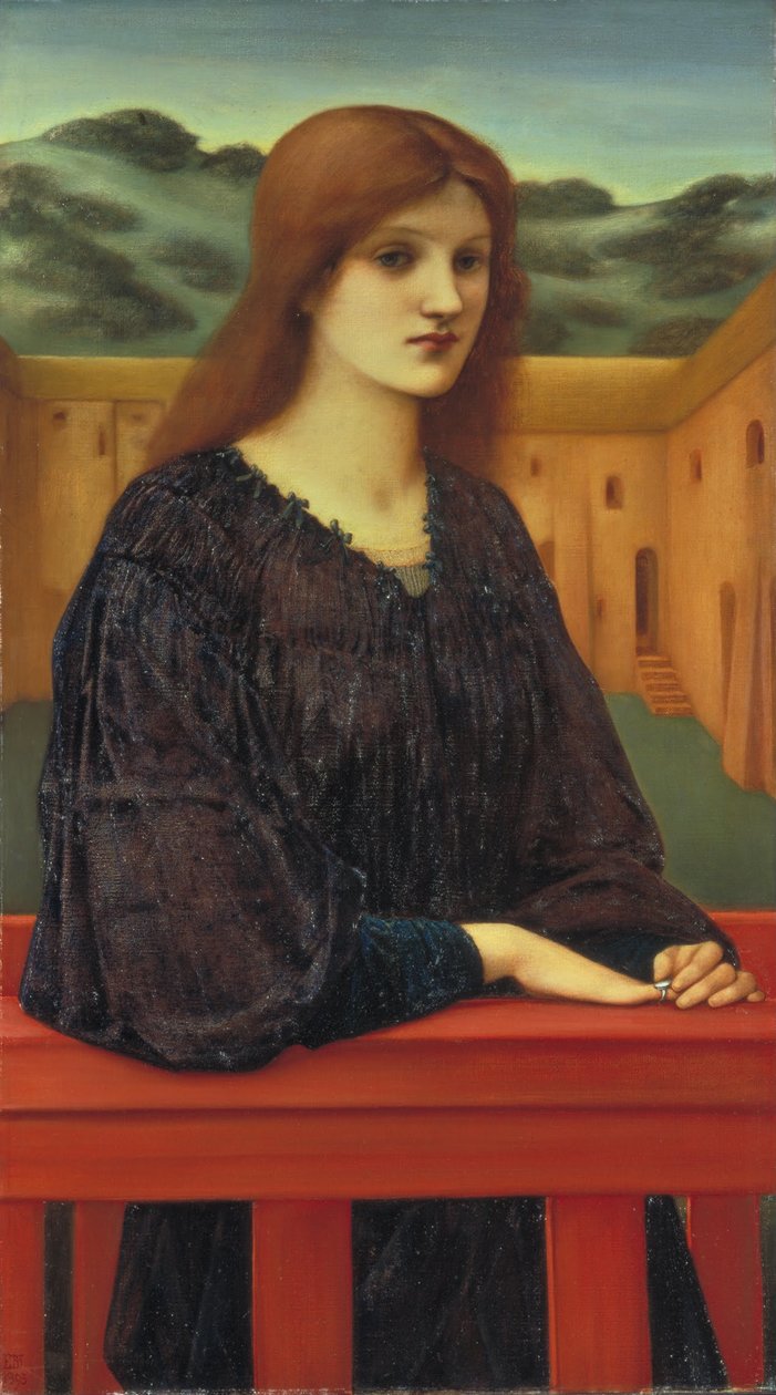Wieczorny odpoczynek autorstwa Edward Burne-Jones