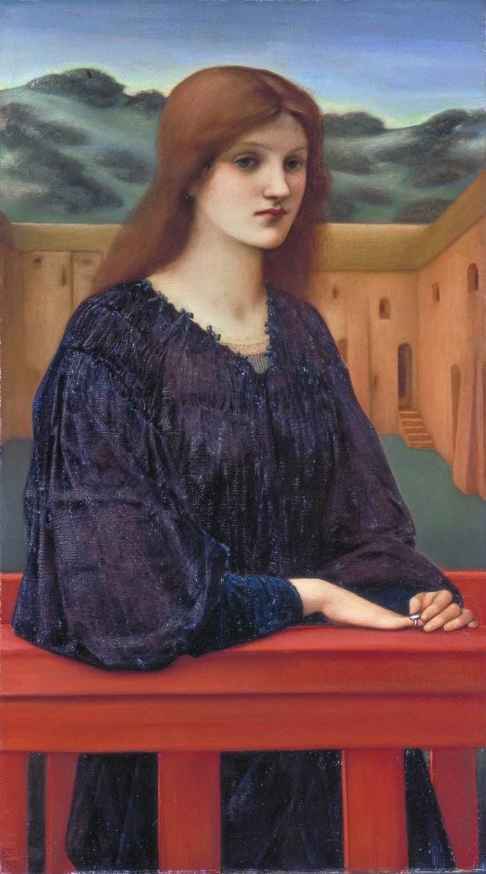 Wieczorny odpoczynek autorstwa Edward Burne-Jones