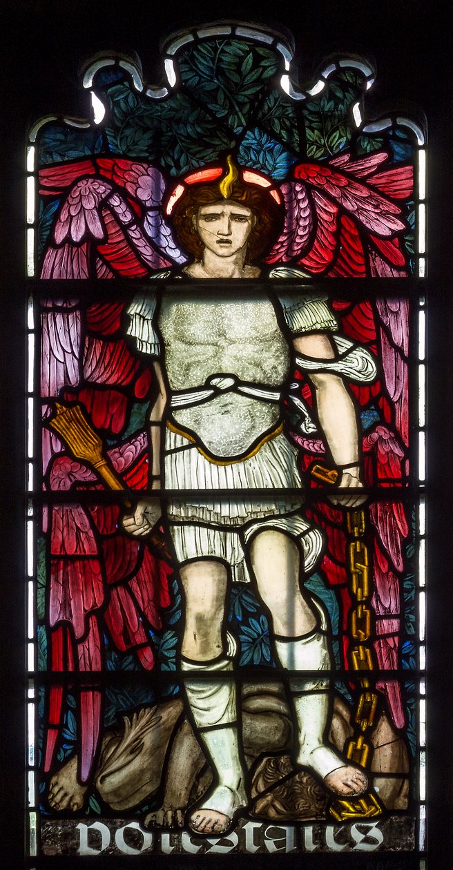Cambridge, Jesus College Chapel, Morris & Co., Edward Burne-Jones, Powers, 1873 autorstwa Edward Burne Jones