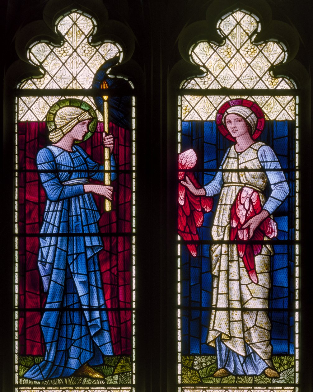 Oxford Harris Manchester College, Morris & Co., Edward Burne-Jones, Liberty & Truth, 1895 autorstwa Edward Burne Jones