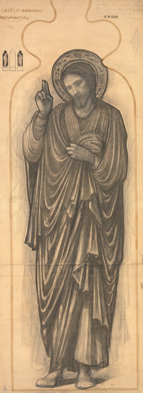 Zbawiciel świata autorstwa Edward Burne Jones