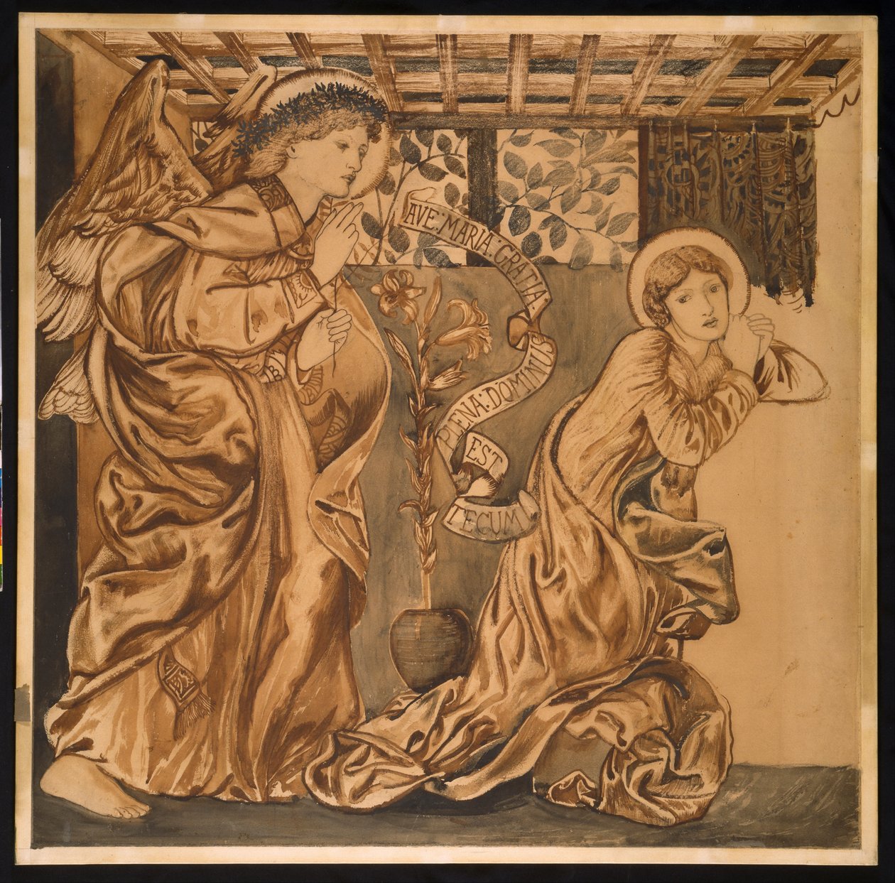 Zwiastowanie autorstwa Edward Burne Jones